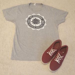 Rock Me | Gray Ed Sheeran Short Sleeve Tee S